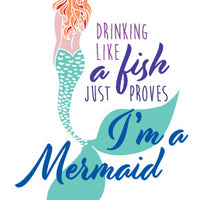 Drinking Like a Fish Mermaid