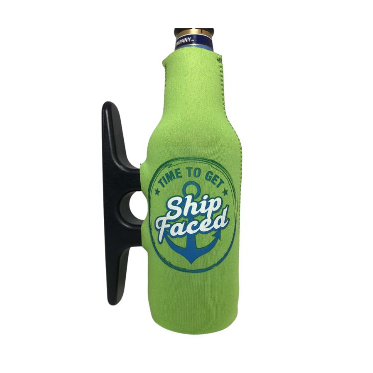 Time To Get Ship Faced  CleatUS Cooler (Bottle)