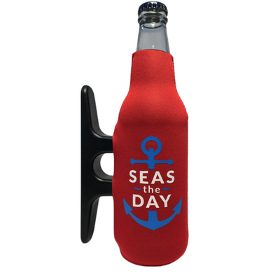 Seas The Day Anchor CleatUS Cooler (Bottle)