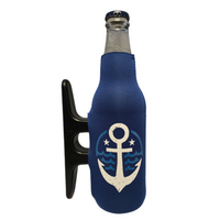 White & Blue Anchor CleatUS Cooler (Bottle)